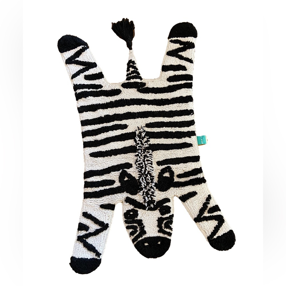 Pillowfort Zebra Rug from Target